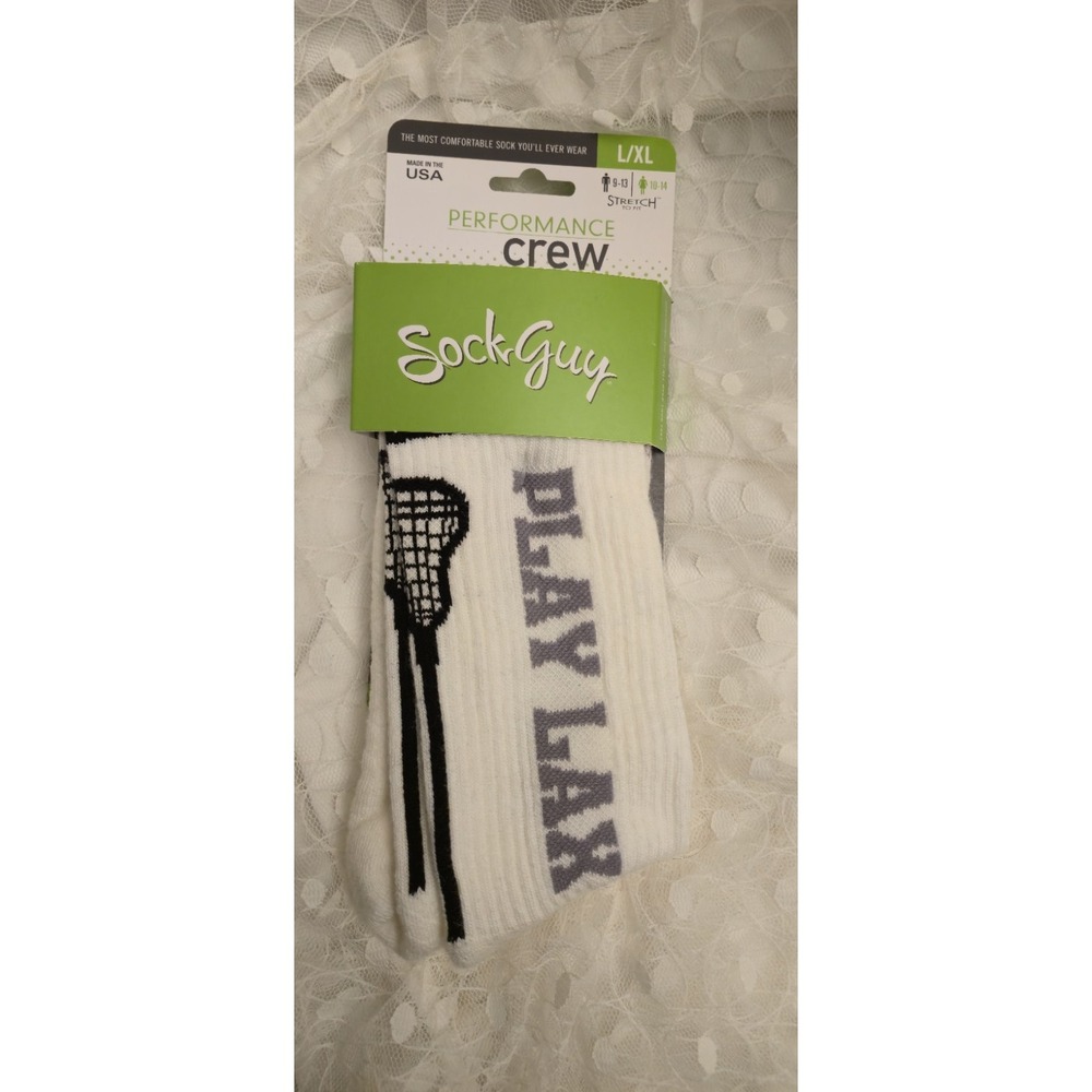 NWT Sock Guy Lacrosse Socks L /XL